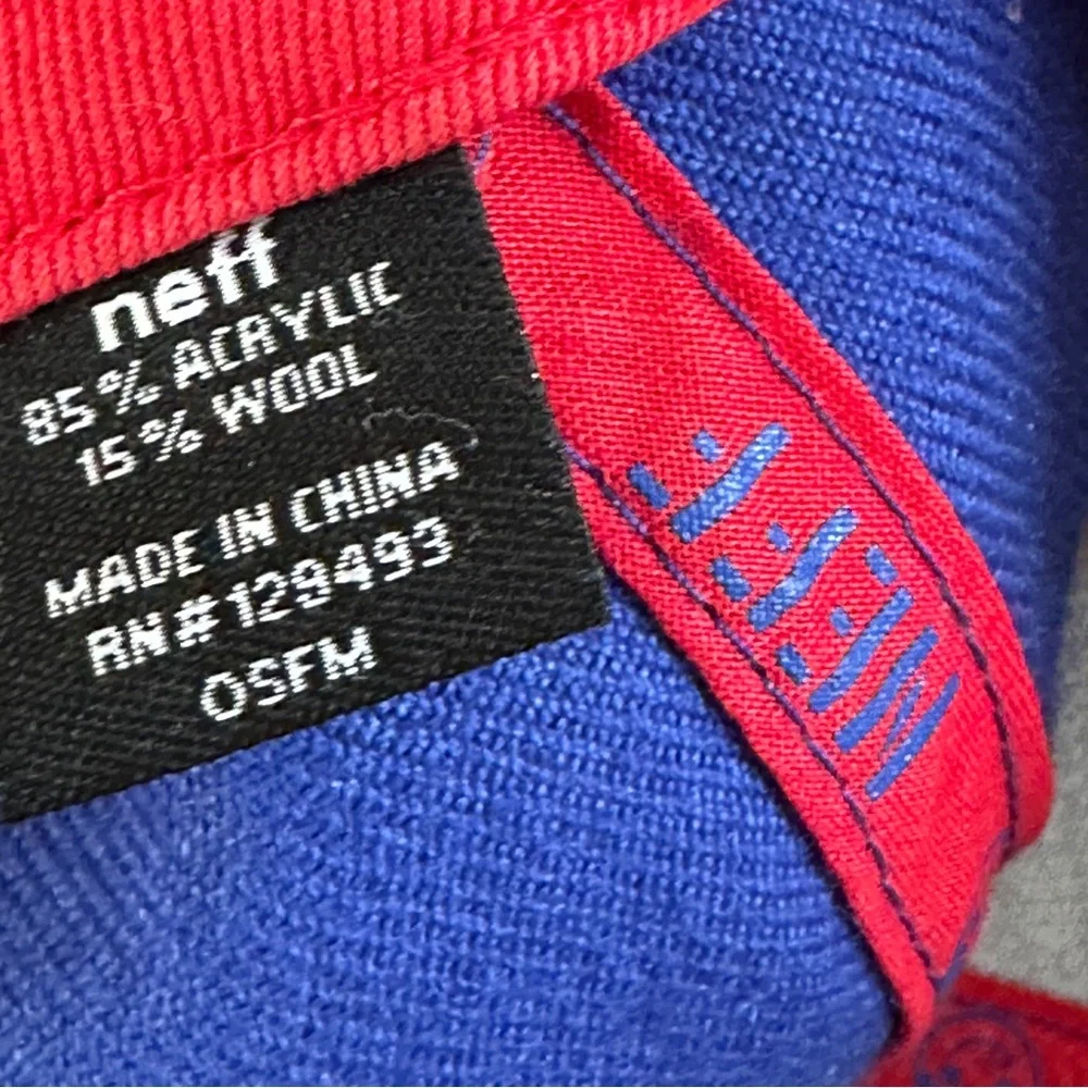 NEFF Daily Hat Ballcap Royal & Red